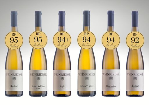 Vorschau Bild von Eindrucksvolle Parker Punkte vom Wine Advocate für das Weingut
WEINRIEDER aus dem Weinviertel
