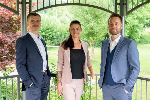 Dagmar Häusler, Manuel Krautgartner und Joachim
Aigner