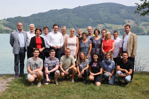 Bundesminister Totschnig besuchte das Bundesamt für
Wasserwirtschaft in Scharfling/Mondsee.