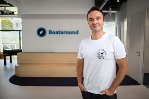 Vorschau Bild von Boataround-Gründer Pavel Pribis
