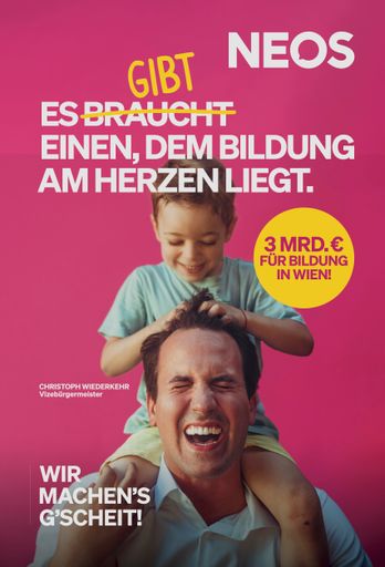 NEOS Wien stellt Bildung in den Mittelpunkt der
Herbstarbeit