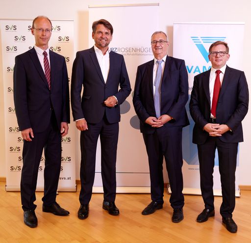 Vorschau Bild von Hans Aubauer (SVS), Peter Lehner (SVS), Gottfried
Koos (Vamed), Klaus Schuster (Vamed)
