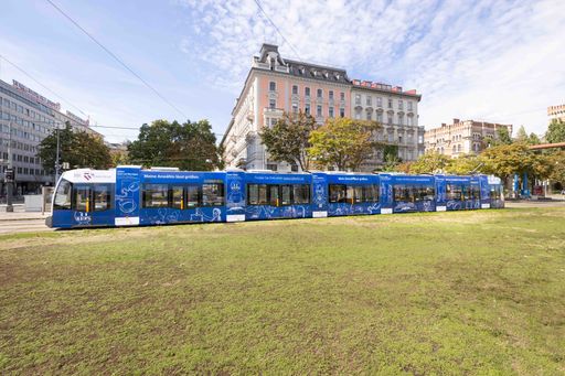 Vorschau Bild von Die Straßenbahn der Wiener Linien im RAK-Design
