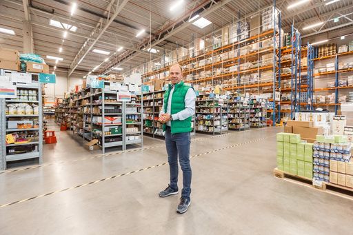 gurkerl.at-Geschäftsführer Maurice Beurskens in der
Wiener Zentrale des Online-Supermarkts