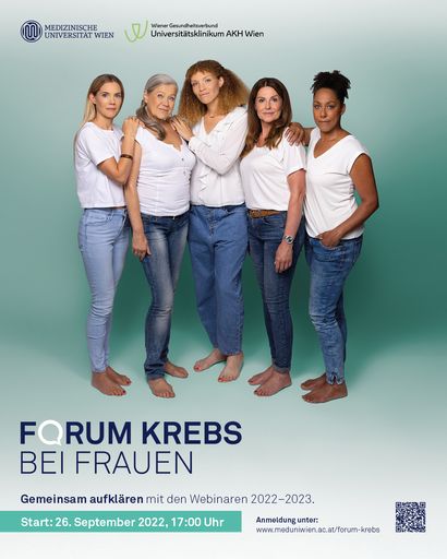  „Forum Krebs bei Frauen“ von MedUni Wien und AKH Wien startet am
26. September