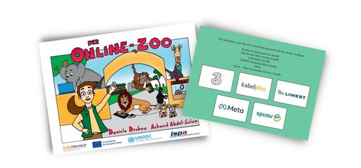 Cover des Kinderbuches "Der Online-Zoo"