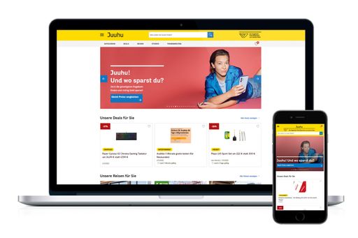 "Juuhu.at": Die neue Angebots-Find-Maschine der
Post.