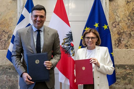 Unterzeichnung eines Memorandum of Understanding
anlässlich des Besuchs des griechischen Tourismusministers Vassilis
Kikilias