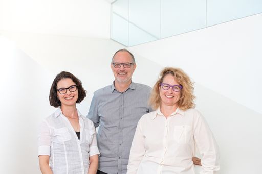  Mag. Nicole Scheiber, DI Martin Verdino und Mag.
Béatrice Verdino