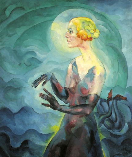 Vorschau Bild von ROBERT KLOSS 1889–1950, Terzetta, 1922, Öl auf
Leinwand, 127,5 × 108,5 cm, Sammlung Oesterreichische Nationalbank