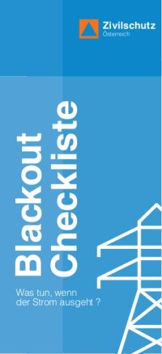 Vorschau Bild von Blackout-Checklistedes Österreichischen Zivilschutzverbandes (Stand: September 2022)