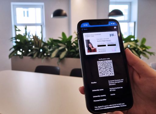 Die Student:innen der Fachhochschule des BFI Wien
können nun ihren digitalen Studierendenausweis über die Studo-App
abrufen.
