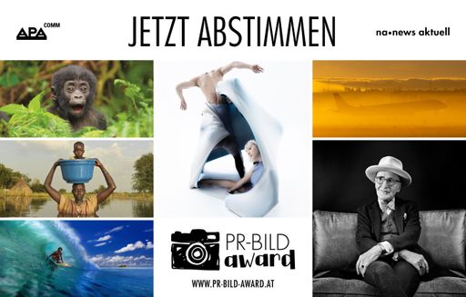  Online noch bis zum 30. September für die besten
PR-Bilder des Jahres voten: www.pr-bild-award.at.