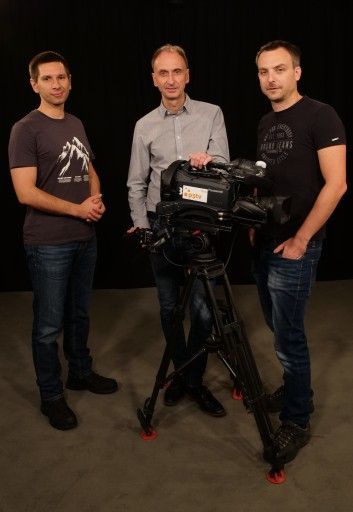  Foto P3tv Abdruck honorarfrei Bildtext v. li. nach re. Sven Vajda, Thomas Schulz, DI Stefan Sieder