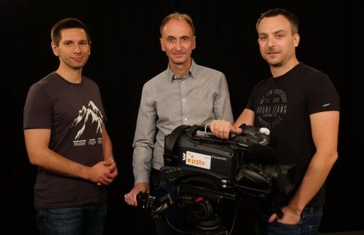 Vorschau Bild von Foto P3tv Abdruck honorarfrei Bildtext v. li. nach re. Sven Vajda, Thomas Schulz, DI Stefan Sieder