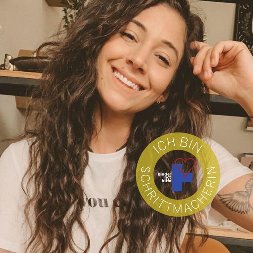 Influencerin Leonie-Rachel Soyel tritt als
Schrittmacherin für die Kindernothilfe auf.