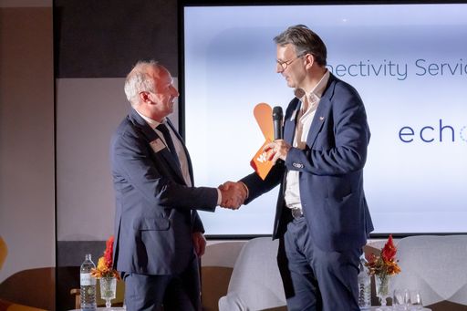  Thomas Mercier, Head of Sales & Business
Development von ECHOES und Hessel Kaastra, Geschäftsführer von
LeasePlan Österreich (v.l.n.r.)