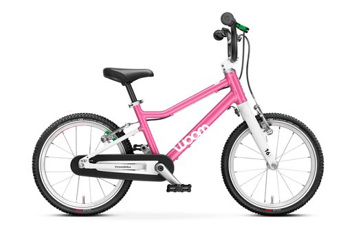 Vorschau Bild von Für kunterbunten Radspaß sorgt der Kinder- und
Jugendfahrradhersteller woom mit einer limitierten Sonderedition
seines woom ORIGINAL in der Farbe POWER PINK. Die pinken Fahrräder
in sechs Größen sind ab sofort exklusiv im woom Online-Shop
erhältlich – allerdings nur solange der Vorrat reicht.