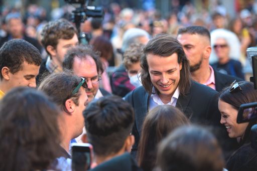 Dr. Dominik Wlazny lud zum "Red' ma drüber"- Tourabschluss auf
den Wiener Stephansplatz