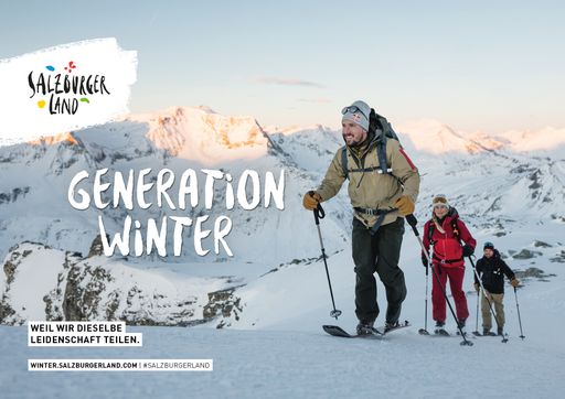 Vorschau Bild von SalzburgerLand-Kampagne "Generation Winter": Hauptsujet mit
Marcel Hirscher