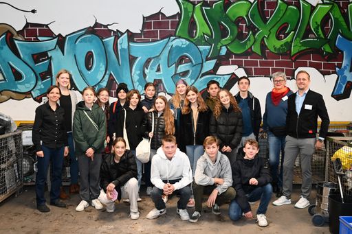 Vorschau Bild von Die 4. Klasse der BG9 Wasagasse zu Gast im DRZ