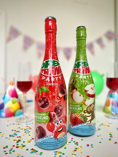  Sektflaschen Dreh und Trink Party