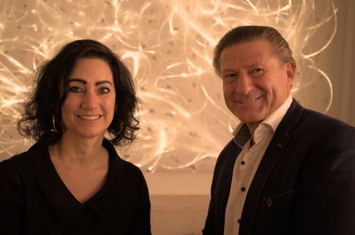 Heike Stuckstedde und Andreas Wampl, Gründer und
Geschäftsführer von AKEMI - Rethinking Light GmbH