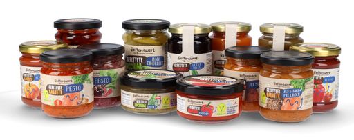 Vorschau Bild von HOFER rettet jetzt gemeinsam mit Unverschwendet
wertvolle Lebensmittel unter der Eigenmarke RETTENSWERT. Ab 21.
Oktober stehen hochwertige Aufstriche, Chutneys und vieles mehr in
allen österreichischen HOFER Filialen zum Kauf.