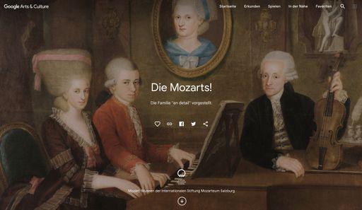 Familienbild der Mozarts, Johann Nepomuk della
Croce, 1780/1781, Internationale Stiftung Mozarteum