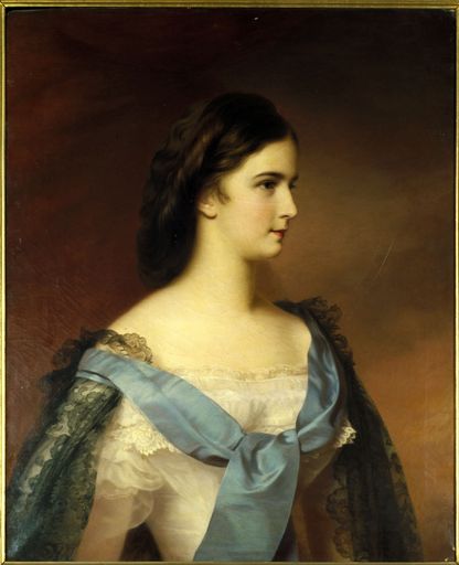 Franz Schrotzberg (1811–1889): Kaiserin Elisabeth (1837–1898) Um
1855 Kunsthistorisches Museum Wien, Gemäldegalerie