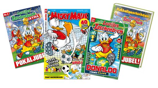 Cover der Egmont Ehapa Fußball-Jubelpublikationen / Weiterer Text
über ots und www.presseportal.de/nr/8146 / Die Verwendung dieses
Bildes für redaktionelle Zwecke ist unter Beachtung aller
mitgeteilten Nutzungsbedingungen zulässig und dann auch honorarfrei.
Veröffentlichung ausschließlich mit Bildrechte-Hinweis.