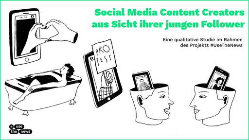 Vorschau Bild von Studie "Social Media Content Creators aus Sicht ihrer jungen
Follower. Eine qualitative Studie im Rahmen des Projekts
#UseTheNews" des Leibniz-Instituts für Medienforschung/
Hans-Bredow-Institut in Hamburg. Illustration: UseTheNews gGmbH /
dpa / Weiterer Text über ots und www.presseportal.de/nr/8218 / Die
Verwendung dieses Bildes für redaktionelle Zwecke ist unter
Beachtung aller mitgeteilten Nutzungsbedingungen zulässig und dann
auch honorarfrei. Veröffentlichung ausschließlich mit
Bildrechte-Hinweis.