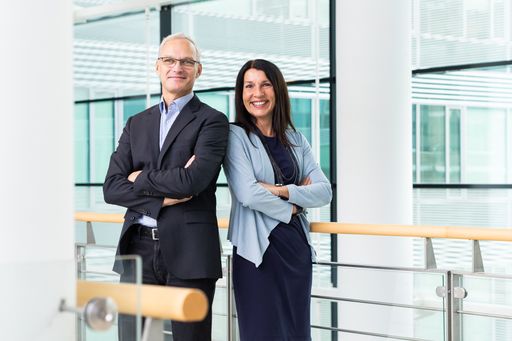  Friedrich Lammer (Geschäftsführer Phoron
Consulting) und Sandra Spies (Geschäftsführerin Phoron Consulting)