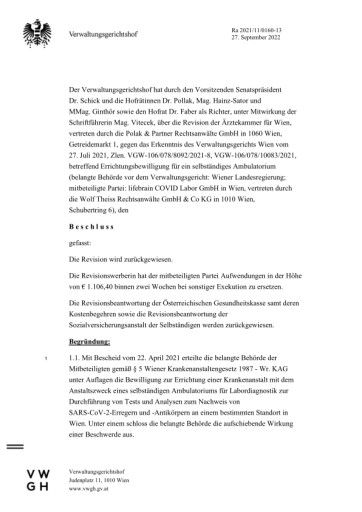 Vorschau Bild von Beschluss des VwGH