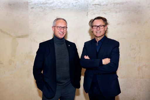  Leopold Museum und OMV feiern Leopoldi-Tag:
v.l.n.r. Alfred Stern und Hans-Peter Wipplinger © Michael Appelt