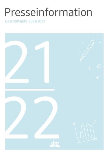 Vorschau Bild von Geschäftsjahreszahlen 2021/22 dm drogerie markt