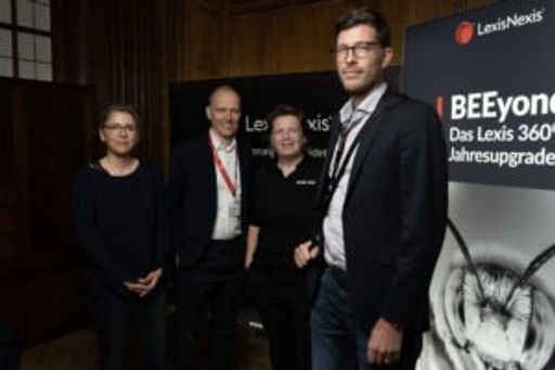 v.l.n.r. Sonja Thomschitz (Leitung Marketing);
Andreas Geyrecker (Director Product Development und Product
Management); Barbara Ofner (Product-Managerin), Moritz Riedel
(Leitung IT)