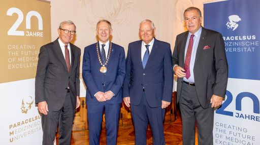 20 Jahre PMU, Haslauer, Sperl, Resch, Sungler,
Residenz, Salzburg, 20221111, (c) wildbild