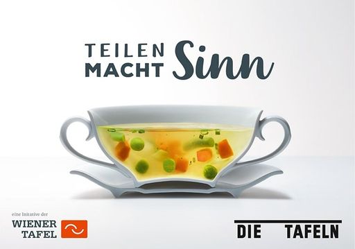„Suppe mit Sinn“-Anzeige, quer