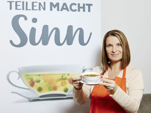 Vorschau Bild von Barbara Stöckl, prominente „Suppe mit
Sinn“-Unterstützerin
