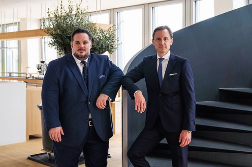  Geschäftsführender Gesellschafter Sascha Haimovici
(li) & Geschäftsführer Michael Mack (re), IMMOcontract