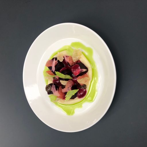 Vorschau Bild von 1. Gang des vegetarischen Haubenmenüs am 21.11.:
Rote Rüben.