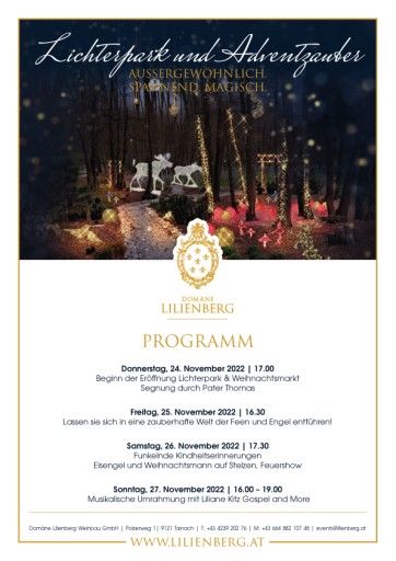 Vorschau Bild von Programm am Adventmarkt der Domäne Lilienberg im Detail
