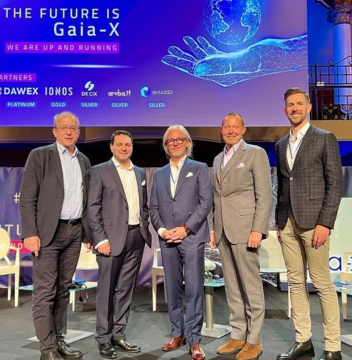  Auftritt des Gaia-X Hub Austria auf dem Gaia-X
Summit in Paris.