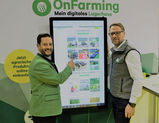 Lagerhaus-Online-Shop für landwirtschaftliche
Betriebe feiert Premiere auf der Agraria 2022 in Wels.