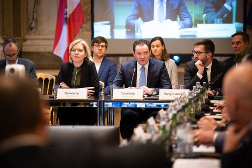 Bundesministerin Leonore Gewessler und Bundesminister Norbert
Totschnig