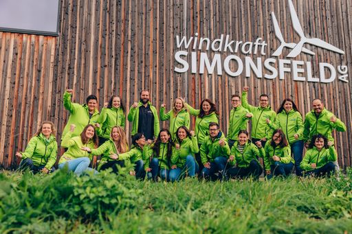 Team der Windkraft Simonsfel