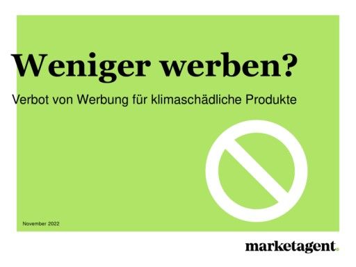 Vorschau Bild von Verbot von Werbung für klimaschädliche Produkte