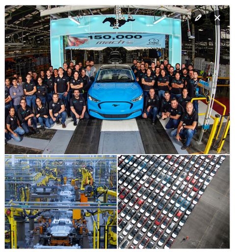 Jubiläum für Ford: Heute ist im Werk Cuautitlán (Mexiko) der
150.000te Mustang Mach-E produziert worden. Dies ist ein wichtiger
Meilenstein, da der Konzern die Produktion von Elektrofahrzeugen bis
Ende 2023 auf 600.000 und bis 2026 auf mehr als zwei Millionen
Einheiten pro Jahr steigern will. Der Mustang Mach-E ist ein 4,71
Meter langes, 1,88 Meter breites und 1,62 Meter hohes Crossover-SUV
mit Platz für fünf Erwachsene, das wahlweise mit Heck- oder
Allradantrieb sowie mit "Standard Range"- oder mit
"Extended-Range"-Batterie angeboten wird. / Die Verwendung
dieses Bildes für redaktionelle Zwecke ist unter Beachtung aller
mitgeteilten Nutzungsbedingungen zulässig und dann auch honorarfrei.
Veröffentlichung ausschließlich mit Bildrechte-Hinweis.