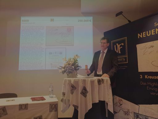 Vorschau Bild von Versteigerung 3 Kreuzer Farbfehldruck